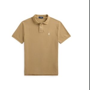 The Iconic Mesh Polo Shirt Cafe Tan brand new